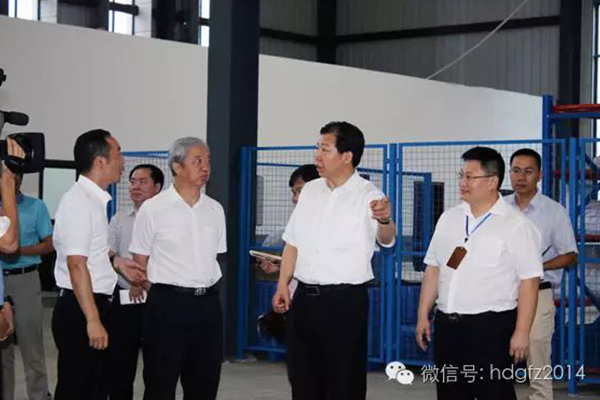 助力株洲新材料產(chǎn)業(yè)發(fā)展，省、市領(lǐng)導(dǎo)蒞臨宏大指導(dǎo)